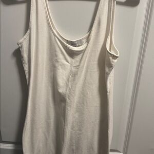 White Tank Top bodycon midi dress